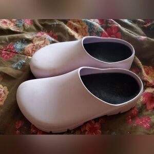 Birkenstock Soft Lilac Gardening Clogs